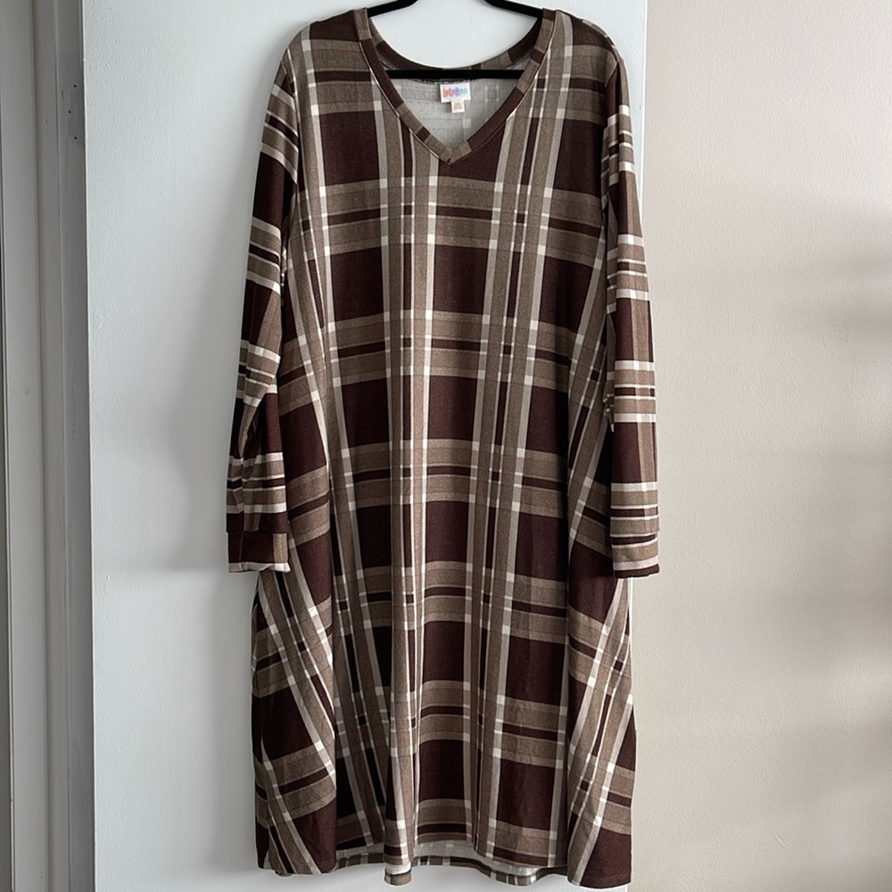 LuLaRoe Emily Long-Sleeve Swing Dress